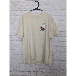 RVCA Graphic‎ T-shirt Men X-Large skater Short Sleeve Shirt Snake